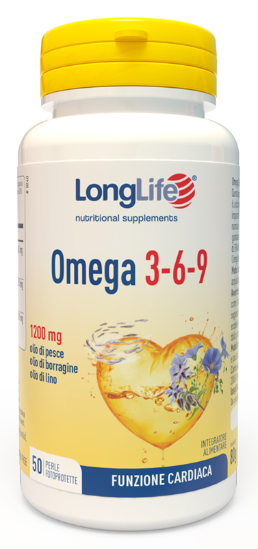 LONGLIFE OMEGA 3-6-9 50 PERLE FOTOPROTETTE LONGLIFE OMEGA 3-6-9 50 PERLE FOTOPROTETTE