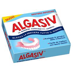 ALGASIV ADESIVO PER PROTESI DENTARIA INFERIORE 15 PEZZI ALGASIV ADESIVO PER PROTESI DENTARIA INFERIORE 15 PEZZI