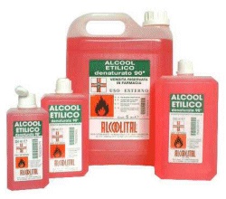 ALCOOL ETILICO DENATURATO 90% 250 ML ALCOOL ETILICO DENATURATO 90% 250 ML