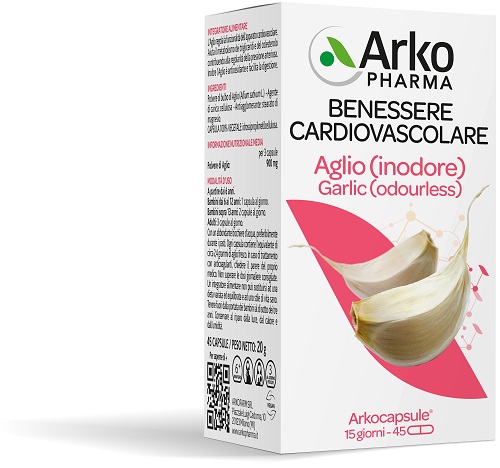 ARKO CAPSULE AGLIO INODORE 45 CAPSULE ARKO CAPSULE AGLIO INODORE 45 CAPSULE