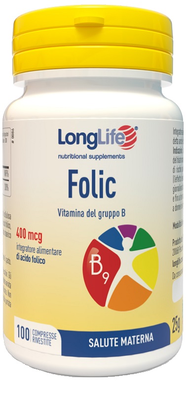 LONGLIFE FOLIC 400 MCG 100 COMPRESSE LONGLIFE FOLIC 400 MCG 100 COMPRESSE