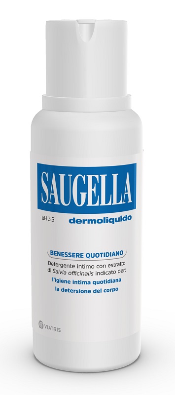 SAUGELLA DERMOLIQUIDO PH 3,5 DETERGENTE INTIMO BENESSERE QUOTIDIANO 250 ML SAUGELLA DERMOLIQUIDO PH 3,5 DETERGENTE INTIMO BENESSERE QUOTIDIANO 250 ML