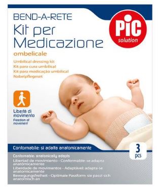 KIT MEDICAZIONE BENDA A RETE OMBELICALE KIT MEDICAZIONE BENDA A RETE OMBELICALE