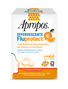APROPOS FLUPROTECT EFFERVESCENTE C 20 COMPRESSE APROPOS FLUPROTECT EFFERVESCENTE C 20 COMPRESSE