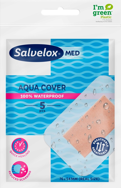CEROTTO SALVELOX MED AQUA COVER 76X54MM 5 PEZZI CEROTTO SALVELOX MED AQUA COVER 76X54MM 5 PEZZI