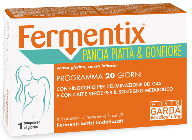 FERMENTIX PANCIA PIATTA E GONFIORE 20 COMPRESSE FERMENTIX PANCIA PIATTA E GONFIORE 20 COMPRESSE