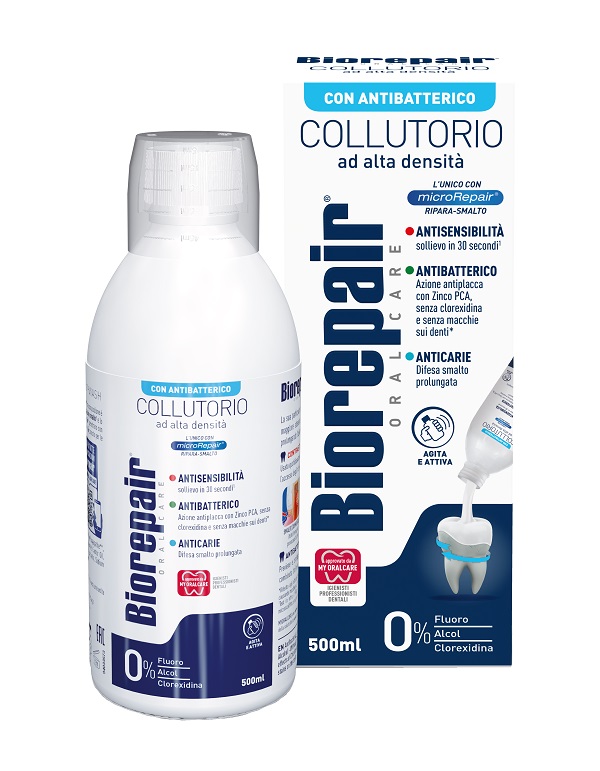 BIOREPAIR ORAL CARE COLLUTORIO ALTA INTENSITA' 3IN1 ANTISENSIBILITA', ANTIBATTERICO, ANTICARIE 500 ML BIOREPAIR ORAL CARE COLLUTORIO ALTA INTENSITA' 3IN1 ANTISENSIBILITA', ANTIBATTERICO, ANTICARIE 500 ML