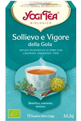 YOGI TEA SOLLIEVO E VIGORE DELLA GOLA 32,3 G YOGI TEA SOLLIEVO E VIGORE DELLA GOLA 32,3 G