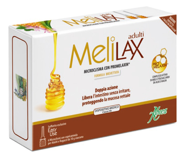 MELILAX ADULTI MICROCLISMI 6 PEZZI 10 G MELILAX ADULTI MICROCLISMI 6 PEZZI 10 G