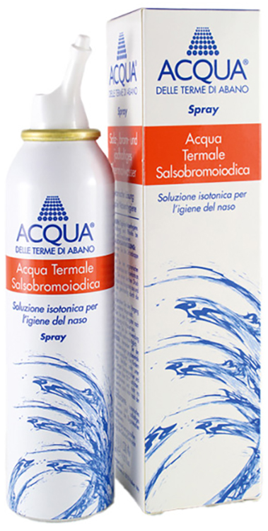 ACQUA DELLE TERME DI ABANO ISOTONICA SPRAY IRRIGAZIONE NASALE 125 ML ACQUA DELLE TERME DI ABANO ISOTONICA SPRAY IRRIGAZIONE NASALE 125 ML
