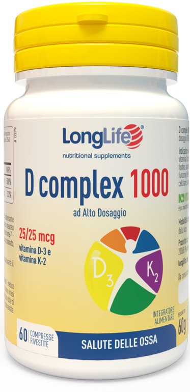LONGLIFE D COMPLEX 1000 60 COMPRESSE LONGLIFE D COMPLEX 1000 60 COMPRESSE