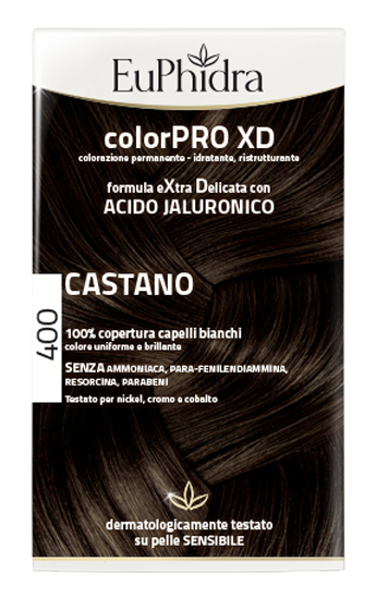 EUPHIDRA COLORPRO XD 400 CASTANO GEL COLORANTE CAPELLI IN FLACONE + ATTIVANTE + BALSAMO + GUANTI EUPHIDRA COLORPRO XD 400 CASTANO GEL COLORANTE CAPELLI IN FLACONE + ATTIVANTE + BALSAMO + GUANTI
