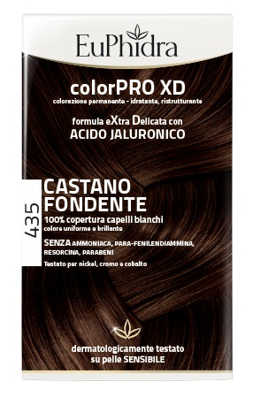 EUPHIDRA COLORPRO XD 435 CASTANO FONDENTE GEL COLORANTE CAPELLI IN FLACONE + ATTIVANTE + BALSAMO + GUANTI EUPHIDRA COLORPRO XD 435 CASTANO FONDENTE GEL COLORANTE CAPELLI IN FLACONE + ATTIVANTE + BALSAMO + GUANTI