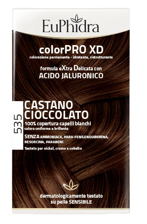 EUPHIDRA COLORPRO XD 535 CASTANO CIOCCOLATO GEL COLORANTE CAPELLI IN FLACONE + ATTIVANTE + BALSAMO + GUANTI EUPHIDRA COLORPRO XD 535 CASTANO CIOCCOLATO GEL COLORANTE CAPELLI IN FLACONE + ATTIVANTE + BALSAMO + GUANTI