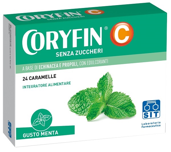 CORYFIN C SENZA ZUCCHERO MENTOLO 48 G CORYFIN C SENZA ZUCCHERO MENTOLO 48 G