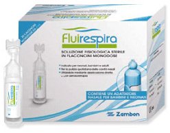 FLUIRESPIRA SOLUZIONE FISIOLOGICA STERILE 30 FLACONCINI MONODOSE DA 5ML FLUIRESPIRA SOLUZIONE FISIOLOGICA STERILE 30 FLACONCINI MONODOSE DA 5ML