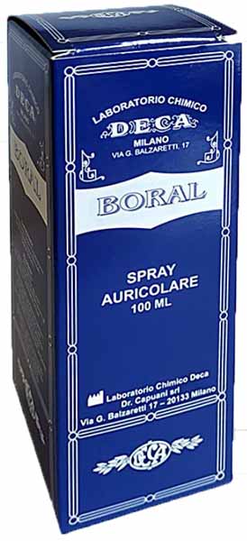 BORAL SPRAY AURICOLARE 100 ML BORAL SPRAY AURICOLARE 100 ML