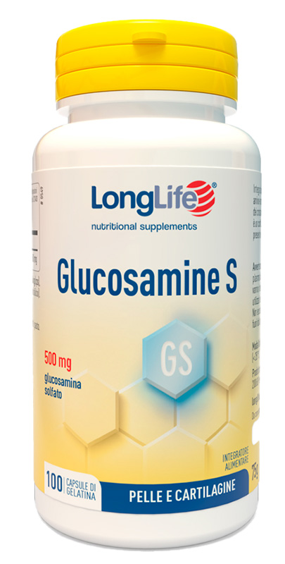 LONGLIFE GLUCOSAMINE S 100 CAPSULE DI GELATINA LONGLIFE GLUCOSAMINE S 100 CAPSULE DI GELATINA