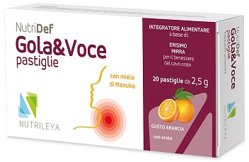 NUTRIDEF GOLA & VOCE ARANCIA 20 PASTIGLIE NUTRIDEF GOLA & VOCE ARANCIA 20 PASTIGLIE