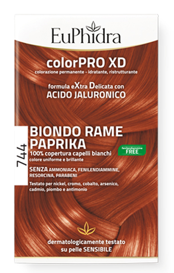 EUPHIDRA COLORPRO GEL COLORANTE CAPELLI XD 744 PAPRIKA 50 ML IN FLACONE + ATTIVANTE + BALSAMO + GUANTI EUPHIDRA COLORPRO GEL COLORANTE CAPELLI XD 744 PAPRIKA 50 ML IN FLACONE + ATTIVANTE + BALSAMO + GUANTI
