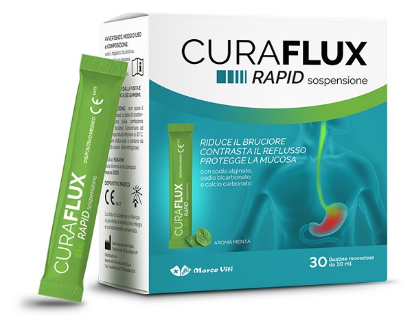 CURAFLUX RAPID SOSPENSIONE ORALE 30 BUSTINE CURAFLUX RAPID SOSPENSIONE ORALE 30 BUSTINE