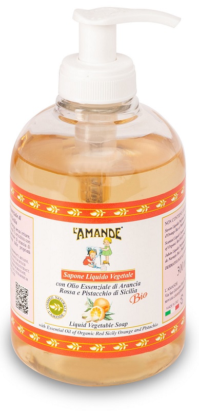 AROMATIQUE SAPONE LIQUIDO PROFUMATO ARANCIA ROSSA PISTACCHIO DI SICILIA 300 ML AROMATIQUE SAPONE LIQUIDO PROFUMATO ARANCIA ROSSA PISTACCHIO DI SICILIA 300 ML