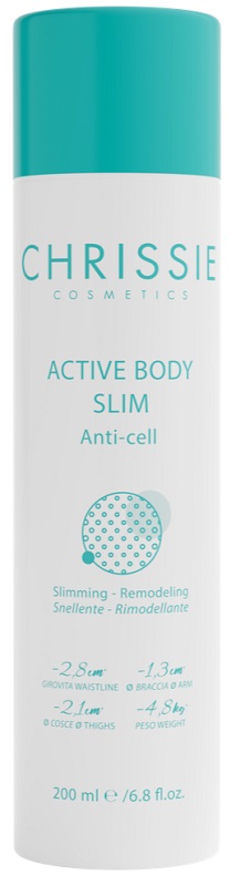 CHRISSIE ACTIVE BODY SLIM ANTI-CELL SNELLENTE E RIMODELLANTE 200 ML CHRISSIE ACTIVE BODY SLIM ANTI-CELL SNELLENTE E RIMODELLANTE 200 ML