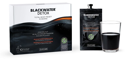 BLACK WATER DETOX 10 BUSTE DA 20 ML BLACK WATER DETOX 10 BUSTE DA 20 ML