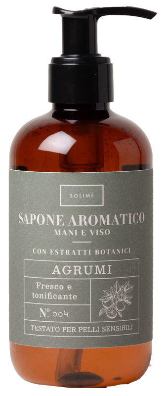 SAPONE AROMATICO MANI E VISO AGRUMI 004 250 ML SAPONE AROMATICO MANI E VISO AGRUMI 004 250 ML