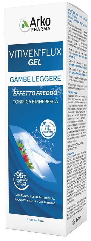 VITIVEN FLUX GEL EFFETTO FREDDO 150 ML VITIVEN FLUX GEL EFFETTO FREDDO 150 ML
