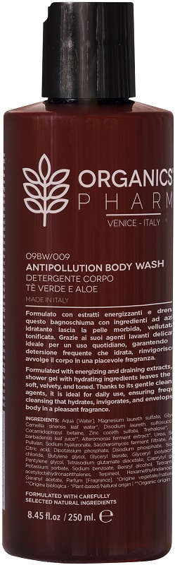 ORGANICS PHARM ANTIPOLLUTION BODY WASH 250 ML ORGANICS PHARM ANTIPOLLUTION BODY WASH 250 ML