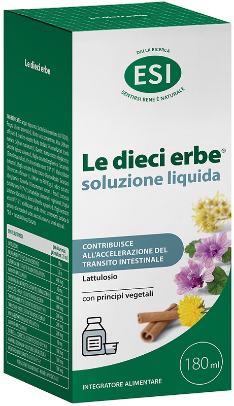 ESI LE DIECI ERBE SOLUZIONE LIQUIDA 180 ML ESI LE DIECI ERBE SOLUZIONE LIQUIDA 180 ML