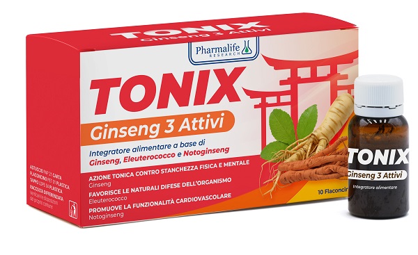 TONIX GINSENG 3 ATTIVI 10 FLACONCINI DA 15 ML TONIX GINSENG 3 ATTIVI 10 FLACONCINI DA 15 ML