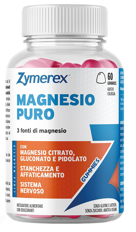 ZYMEREX GUM MAGNESIO PURO 60 GOMMOSE ZYMEREX GUM MAGNESIO PURO 60 GOMMOSE