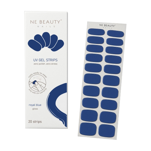 NE BEAUTY ROYAL BLUE UV 20 STRIPS NE BEAUTY ROYAL BLUE UV 20 STRIPS