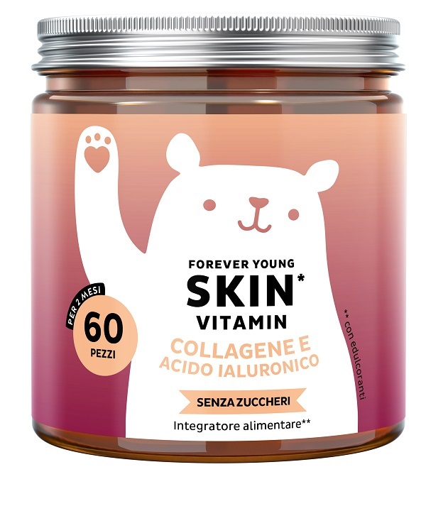 BEARS WITH BENEFITS FOREVER YOUNG SKIN VITAMIN 60 CARAMELLE GOMMOSE CON EDULCORANTI SENZA ZUCCHERI BEARS WITH BENEFITS FOREVER YOUNG SKIN VITAMIN 60 CARAMELLE GOMMOSE CON EDULCORANTI SENZA ZUCCHERI