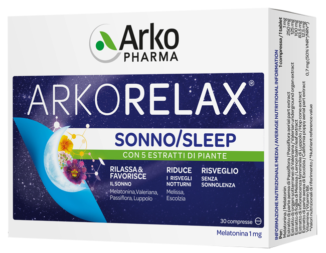 ARKORELAX SONNO 30 COMPRESSE ARKORELAX SONNO 30 COMPRESSE