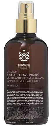 ORGANICS COSMETICS HYDRATE LEAVE IN SPRAY CHAMOMILE AND PATCHOULI 250 ML ORGANICS COSMETICS HYDRATE LEAVE IN SPRAY CHAMOMILE AND PATCHOULI 250 ML