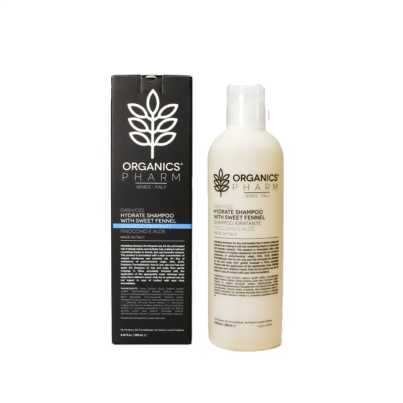 ORGANICS PHARM HYDRATE SHAMPOO WITH SWEET FENNEL 250 ML ORGANICS PHARM HYDRATE SHAMPOO WITH SWEET FENNEL 250 ML