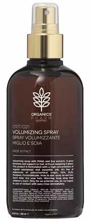 ORGANICS PHARM VOLUMIZING SPRAY MILLET AND SOY 250 ML ORGANICS PHARM VOLUMIZING SPRAY MILLET AND SOY 250 ML