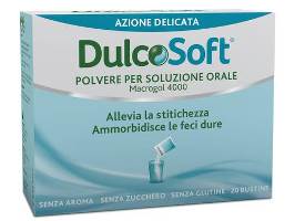 DULCOSOFT POLVERE PER SOLUZIONE ORALE 20 BUSTINE DULCOSOFT POLVERE PER SOLUZIONE ORALE 20 BUSTINE