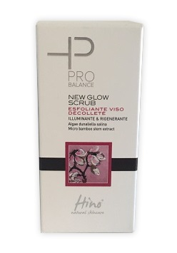HINO NATURAL SKINCARE PRO BALANCE NEW GLOW SCRUB ESFOLIANTE VISO DECOLLETE 50 ML HINO NATURAL SKINCARE PRO BALANCE NEW GLOW SCRUB ESFOLIANTE VISO DECOLLETE 50 ML