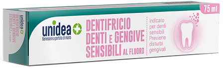 UNIDEA DENTIFRICIO DENTI GENGIVE SENSIBILI 75 ML UNIDEA DENTIFRICIO DENTI GENGIVE SENSIBILI 75 ML