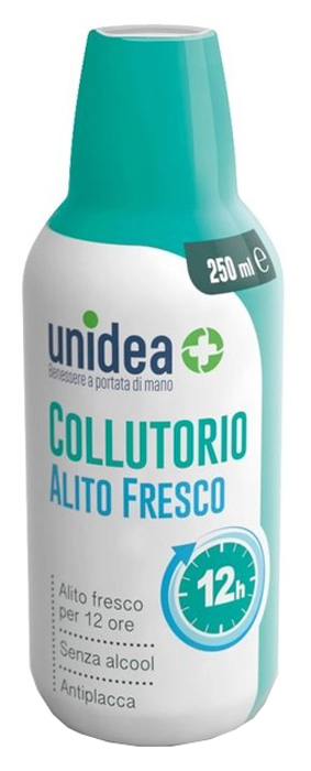 UNIDEA COLLUTORIO ALITO FRESCO 12H 250 ML UNIDEA COLLUTORIO ALITO FRESCO 12H 250 ML