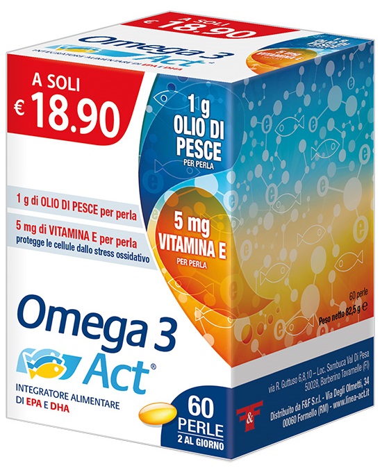 OMEGA 3 ACT 1G 60 PERLE OMEGA 3 ACT 1G 60 PERLE