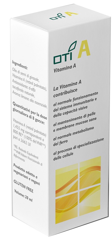 OTI A VITAMINA A GOCCE 20 ML OTI A VITAMINA A GOCCE 20 ML