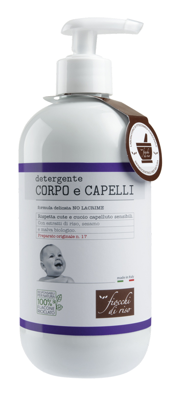 FIOCCHI DI RISO DETERGENTE CAPELLI E CORPO 400 ML FIOCCHI DI RISO DETERGENTE CAPELLI E CORPO 400 ML