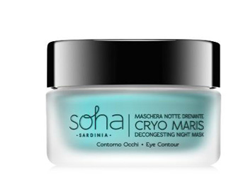 SOHA MASCHERA NOTTE DRENANTE CONTORNO OCCHI CRYO MARIS 15 ML SOHA MASCHERA NOTTE DRENANTE CONTORNO OCCHI CRYO MARIS 15 ML
