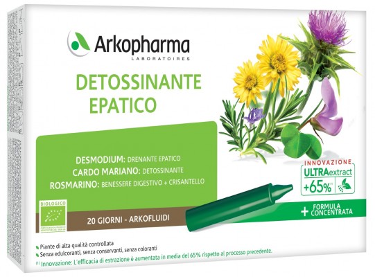 ARKOFLUIDI DETOSSINANTE EPATICO 20 FIALE