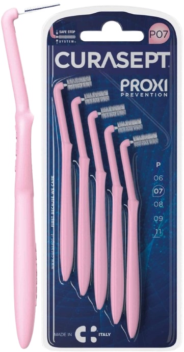 CURASEPT PROXI ANGLE P07 ROSA/PINK 5 PEZZI CURASEPT PROXI ANGLE P07 ROSA/PINK 5 PEZZI